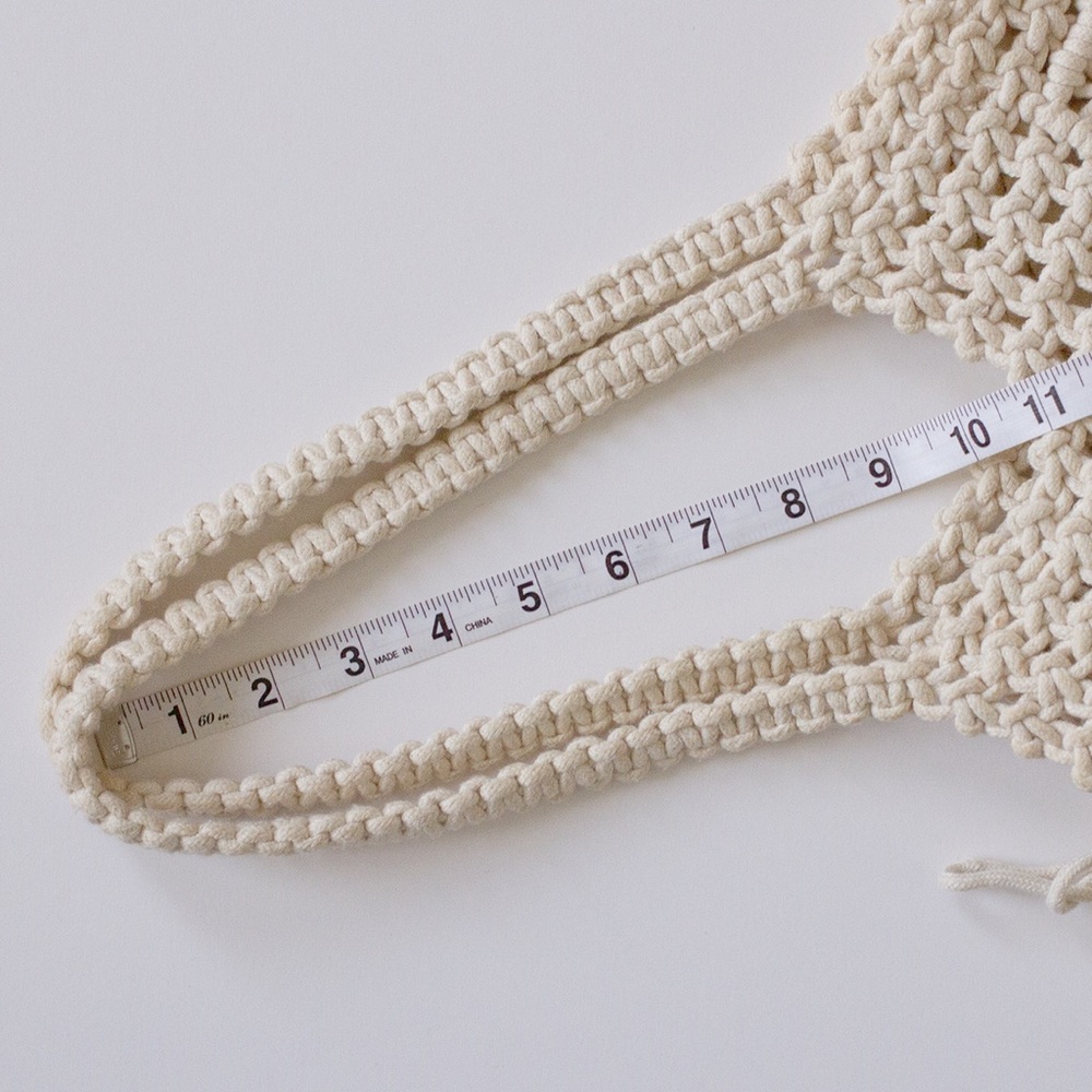 Zara Macrame Beach Bag - Picture 5 of 6
